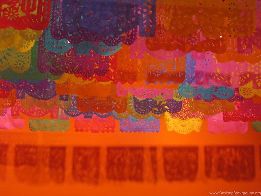 Free Vector  Colorful mexican wallpaper design  Mexican art Art journal  techniques Mexican folk art