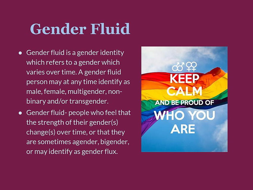 Разбиране на Gender Fluid, Gender Queer HD тапет