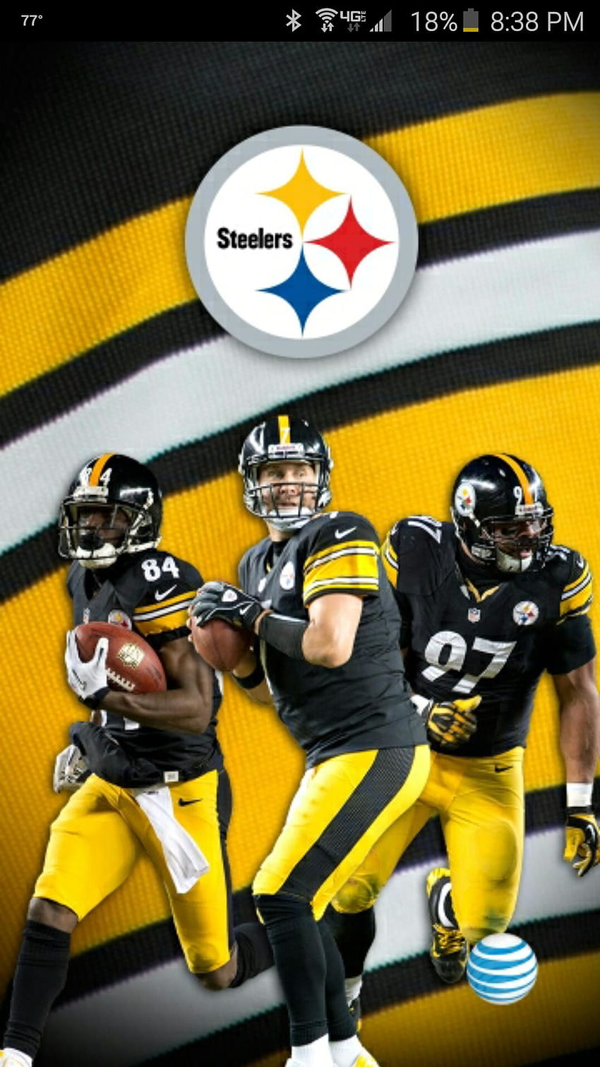 Thanks Official Steelers App For The Kickass Lock Screen, steelers players HD phone wallpaper