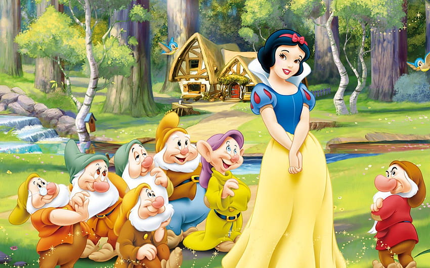 Pamuk Prenses ve Yedi Cüceler 656.86 KB, Pamuk Prenses ve Yedi Cüceler Disney, duvar kağıdı HD duvar kağıdı
