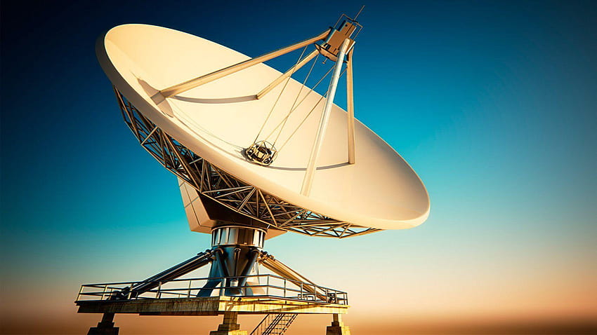 antena satelitarna komunikacja z niebem Tapeta HD