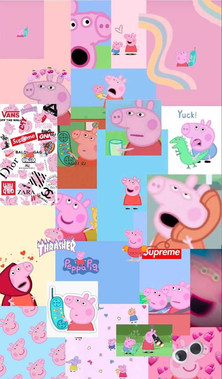 Peppa Pig Gangster posted by Zoey Cunningham, emo peppa pig HD phone wallpaper