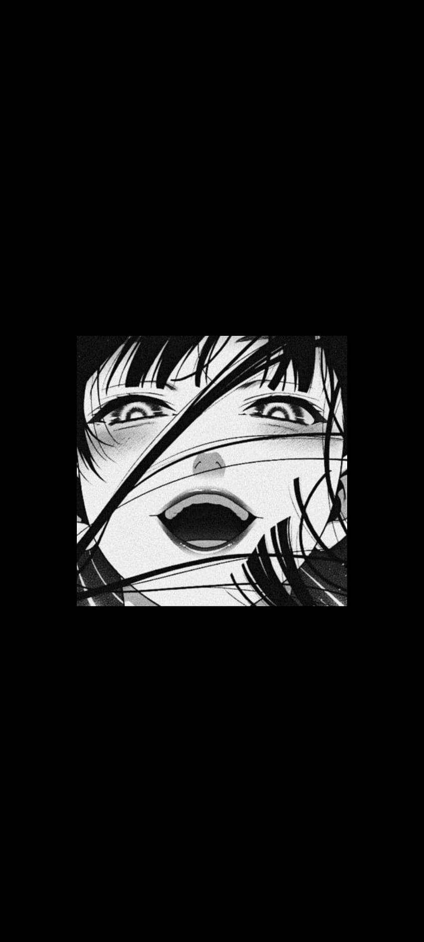 kakegurui black white aeshetic Tumblr, anime estetica in bianco e nero Sfondo del telefono HD