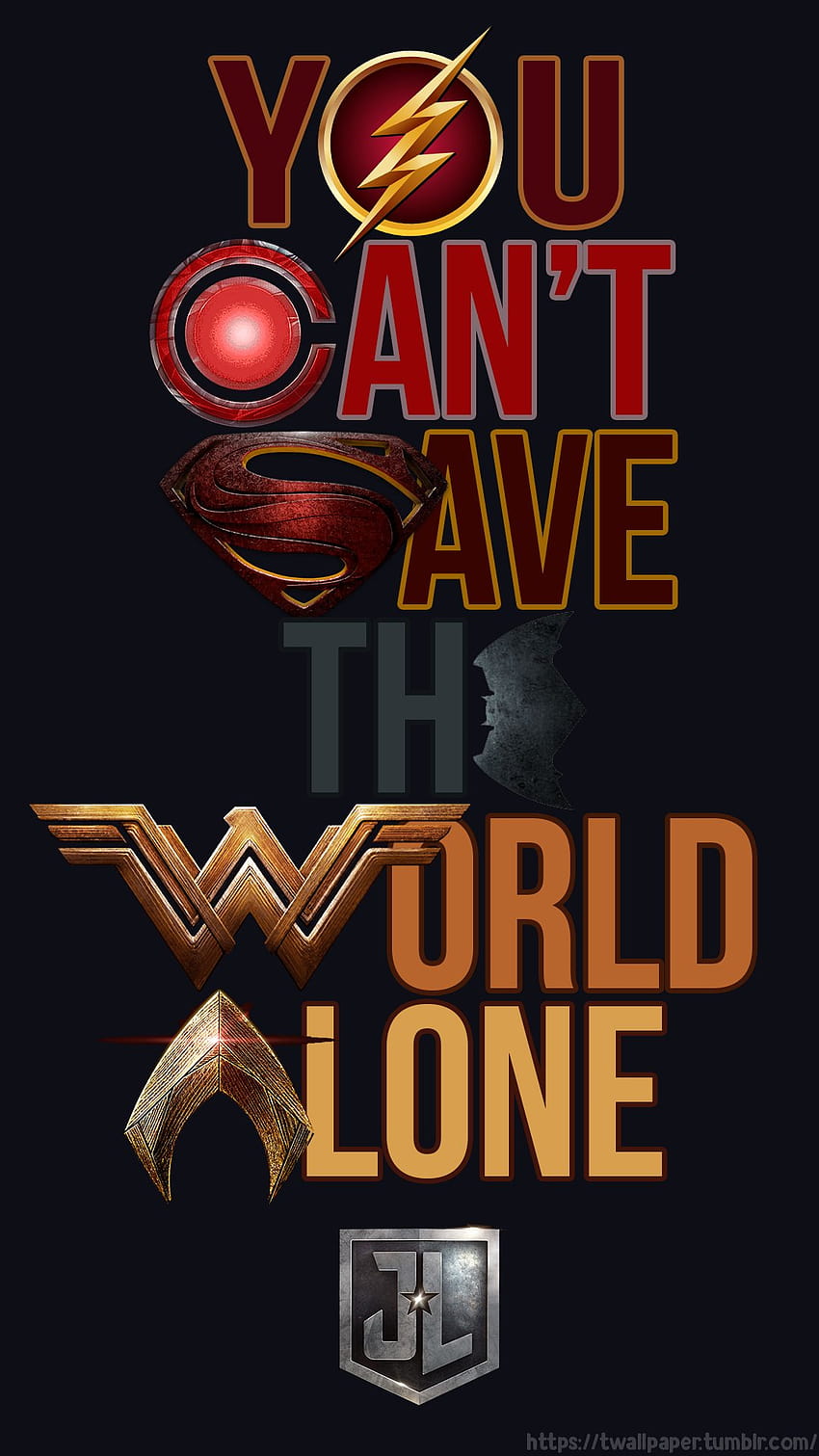☆T ☆, you cant save the world alone HD phone wallpaper