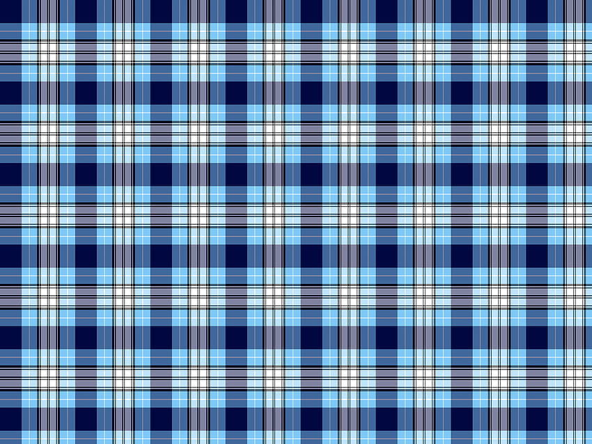 Blue Checkered, plaid blue HD wallpaper
