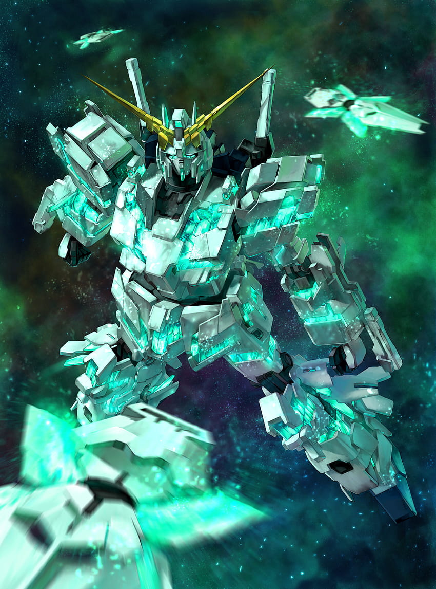 Anime Mech Gundam Mobile Suit Gundam Unicorn RX 0 Unicorn Gundam Super Robot Wars Artwork Digital Ar HD phone wallpaper