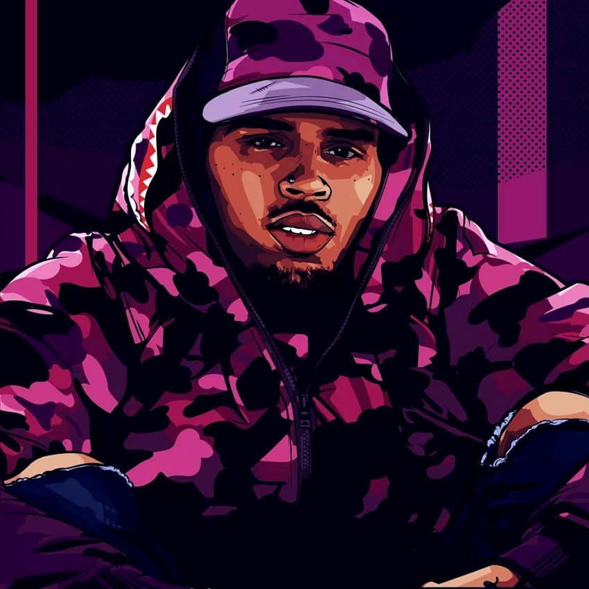 Lista de dibujos animados de Chris Brown, dibujos animados de Chris Brown fondo de pantalla del teléfono