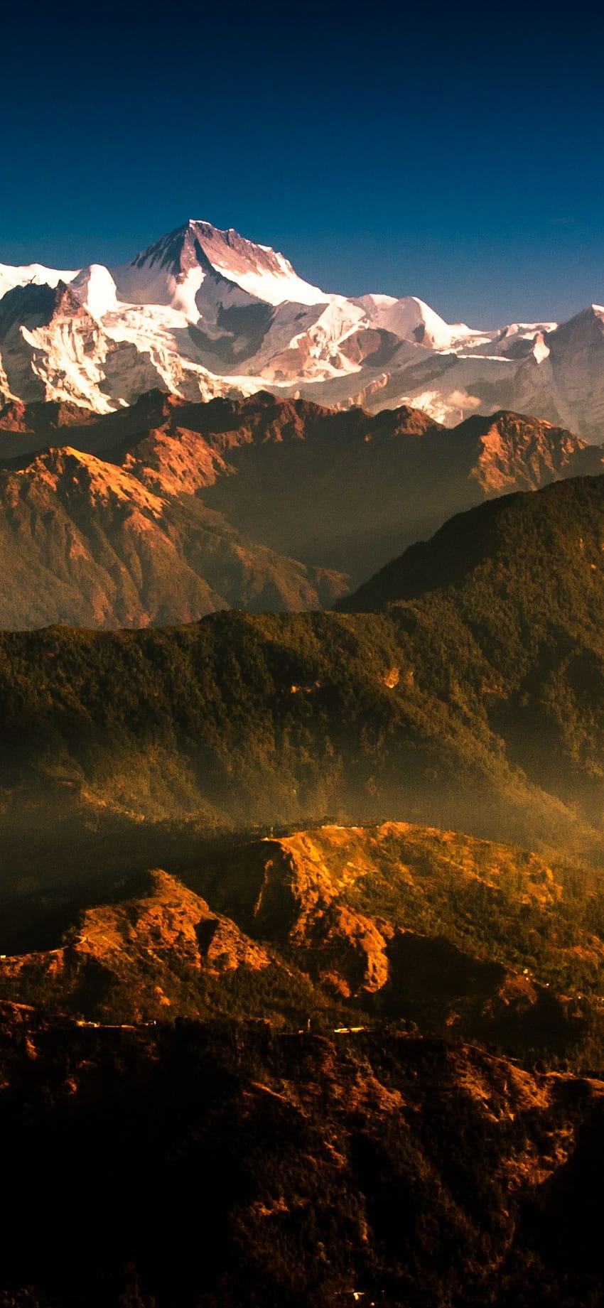 Góra, Nepal, Himalaje, pasmo górskie, himalajski iphone Tapeta na telefon HD