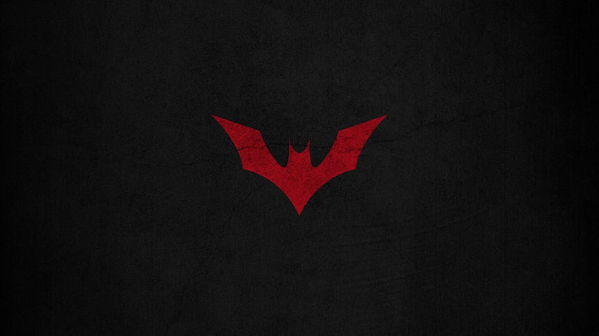 Batman, minimalistic, DC Comics, Batman Beyond, Batman Logo, batman dc minimalist HD wallpaper