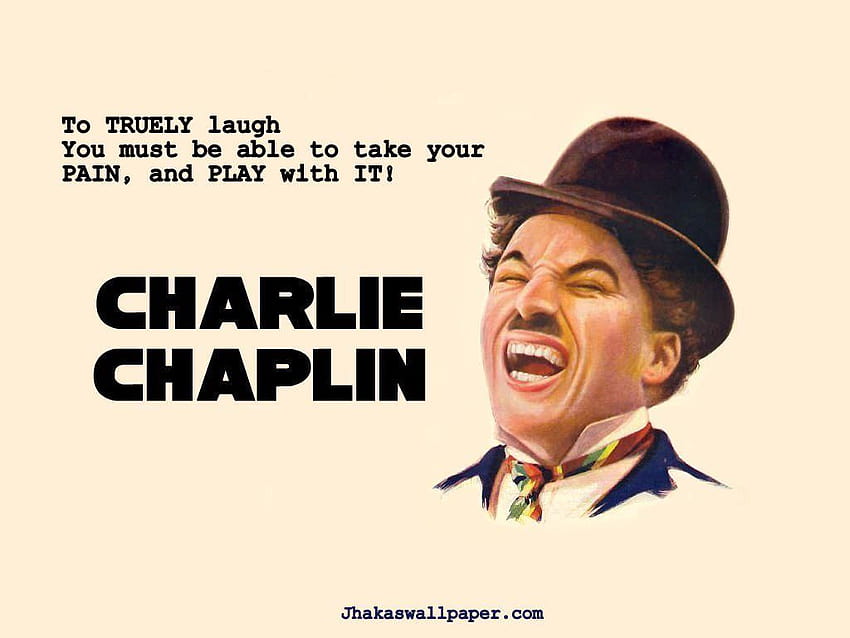 Semuel sobre Charles Spencer Chaplin, citas de charlie chaplin fondo de pantalla