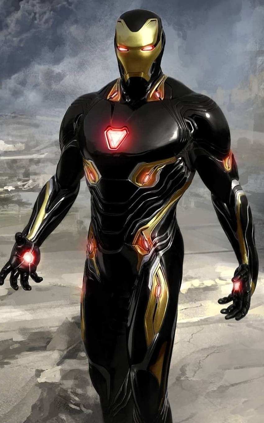 avengers ironman tonystark noir le mk 85 Marvel [1080x1350] pour votre , Mobile & Tablette, iron man mark 45 Fond d'écran de téléphone HD