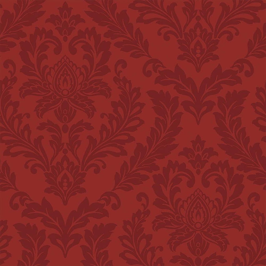 Red Damask – Nilaya by Asian Paints, ethereal red HD phone wallpaper