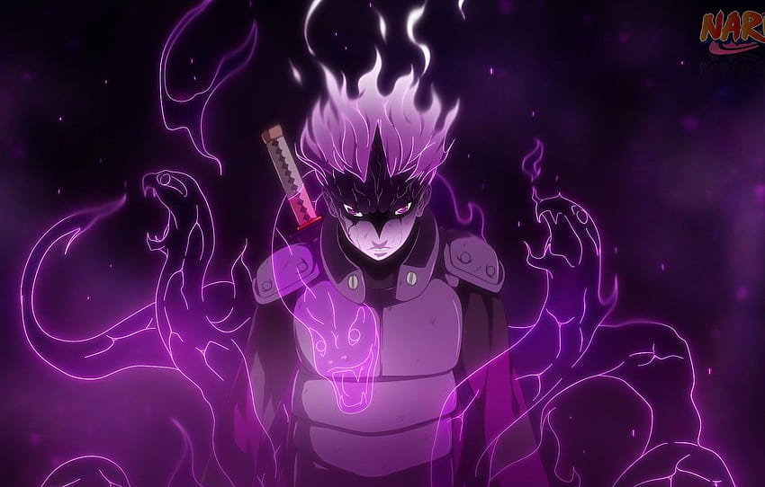 fire, flame, sword, game, snake, blue, anime, purple, anime purple HD wallpaper