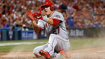 Mike Trout, anaheim, angelitos, angels, baseball, halos, mlb, mvp,  outfielder, HD phone wallpaper