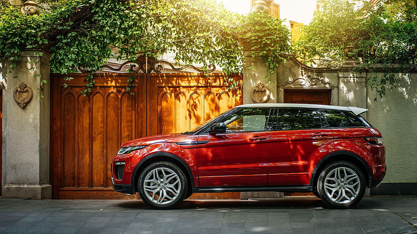 Mobil Range Rover Merah, olahraga range rover Wallpaper HD