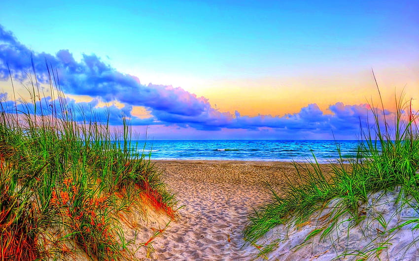 Beach: Sand Nature Blue Summer Beach Clouds For In, summer nature HD ...