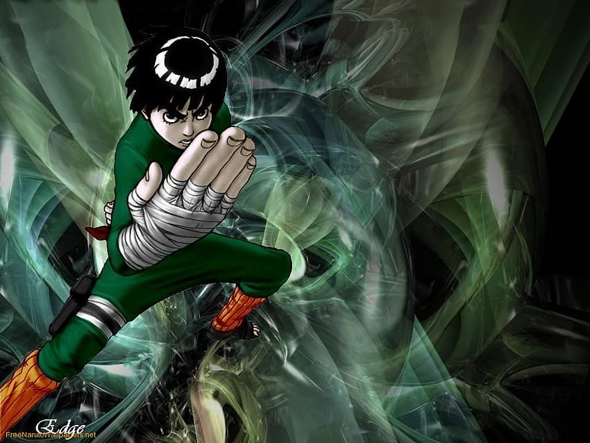 4 Naruto Rock Lee, grüner Naruto HD-Hintergrundbild