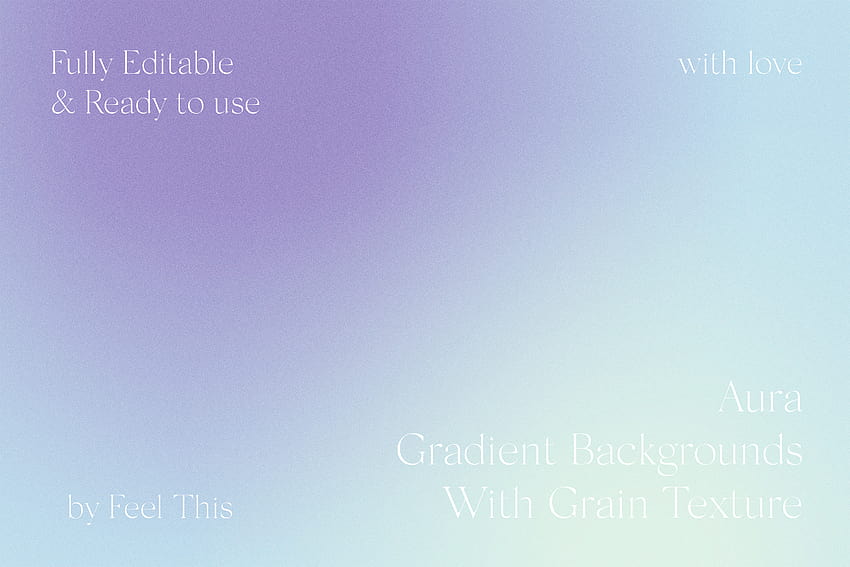 Behance의 Grain Texture PS가 포함된 Aura Energy 그라데이션 배경, 아우라 미학 HD 월페이퍼