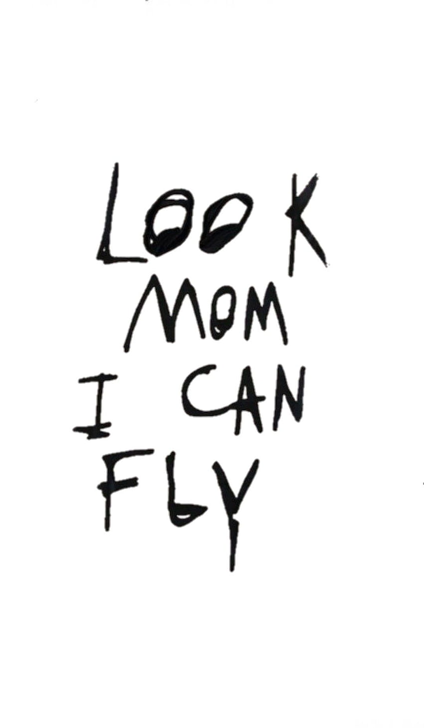 LOOK MOM I CAN FLY, black mom HD phone wallpaper