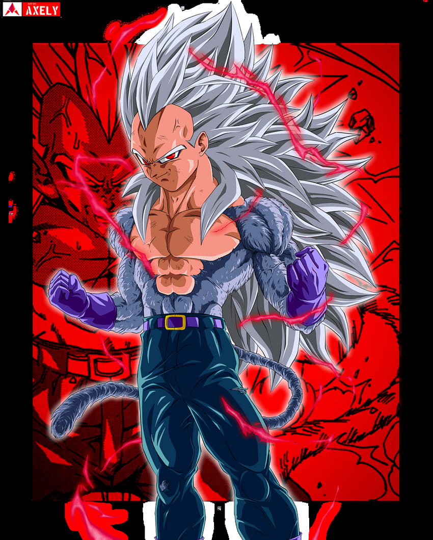 Vegeta ssj5 autorstwa Axely4001 Tapeta na telefon HD