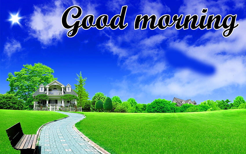 Beautiful 3d Good Morning Pics, good morning scenery HD wallpaper | Pxfuel