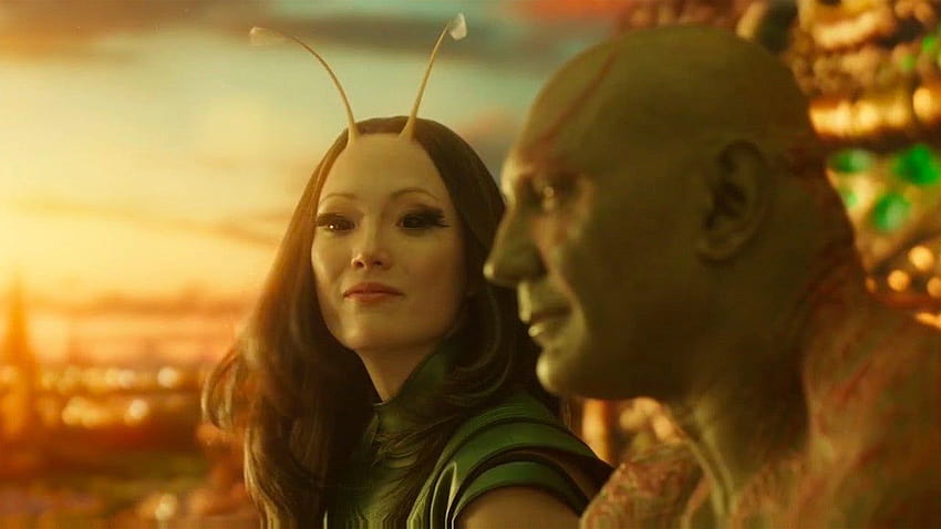 Guardianes de la galaxia: Drax y Mantis Spin de James Gunn, guardianes de la galaxia mantis fondo de pantalla
