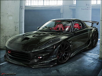 : Mazda RX 7 FD, JDM, Japanese cars, sports car, blue cars, road ...