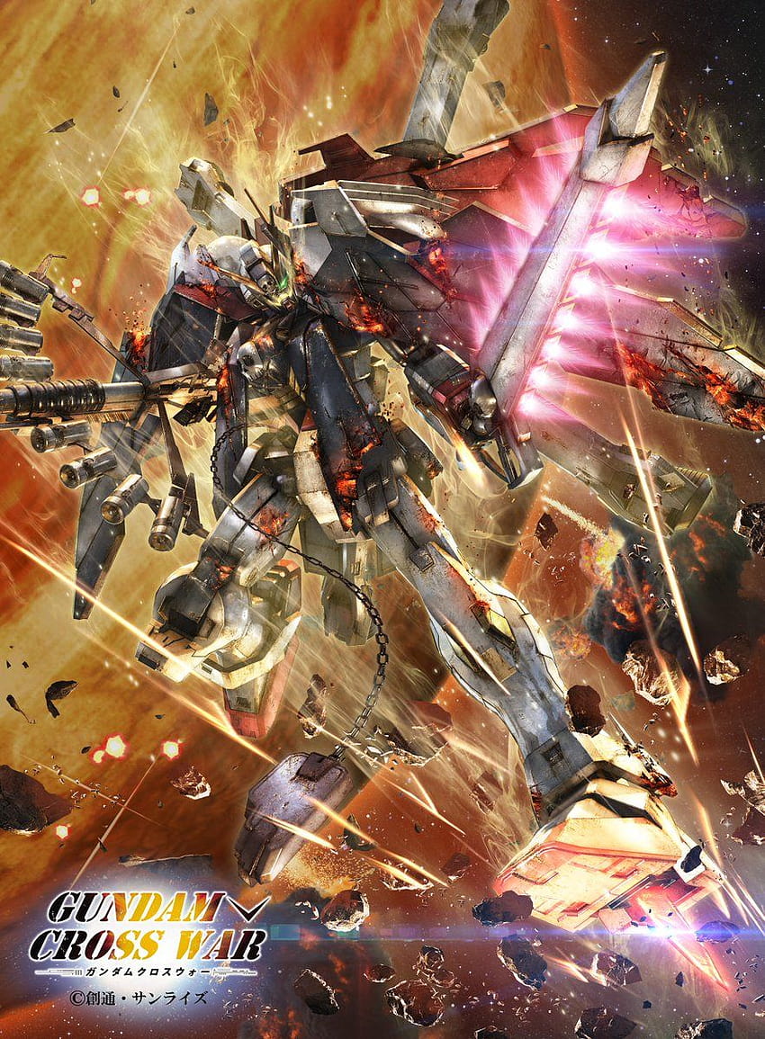 Gathered some mobile phone sized from Gundam Cross War card game. source: http://polville13/gundam HD phone wallpaper
