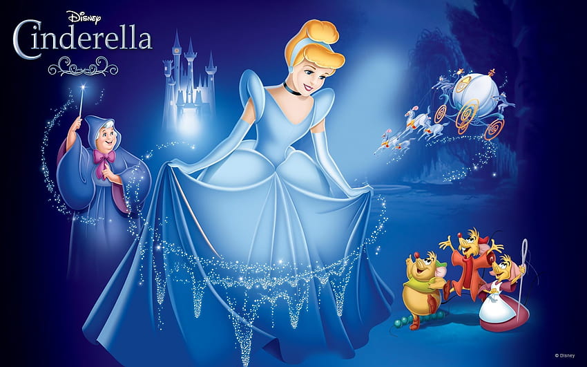 Disney Cinderella คอมพิวเตอร์ซินเดอเรลล่า วอลล์เปเปอร์ HD