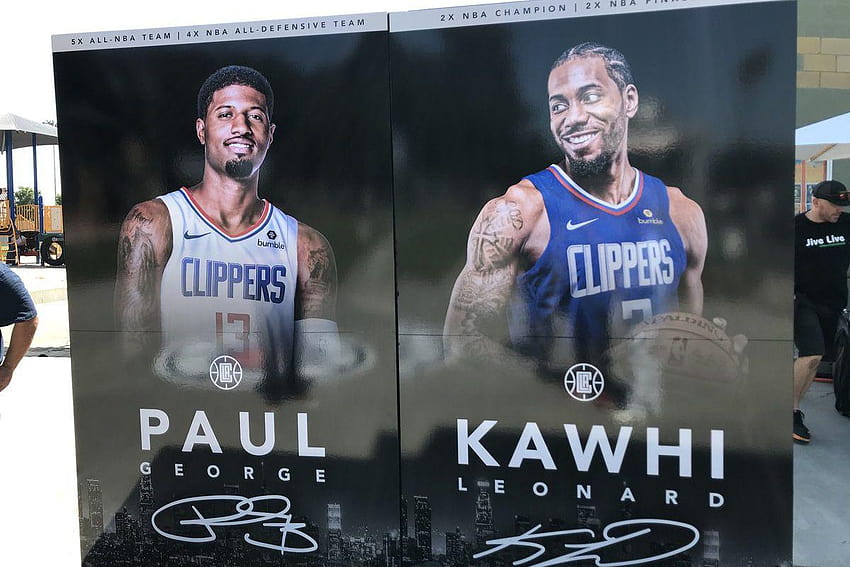 Clippers Memperkenalkan Kawhi Leonard dan Paul George: Cara, nba paul george dan kawhi leonard Wallpaper HD