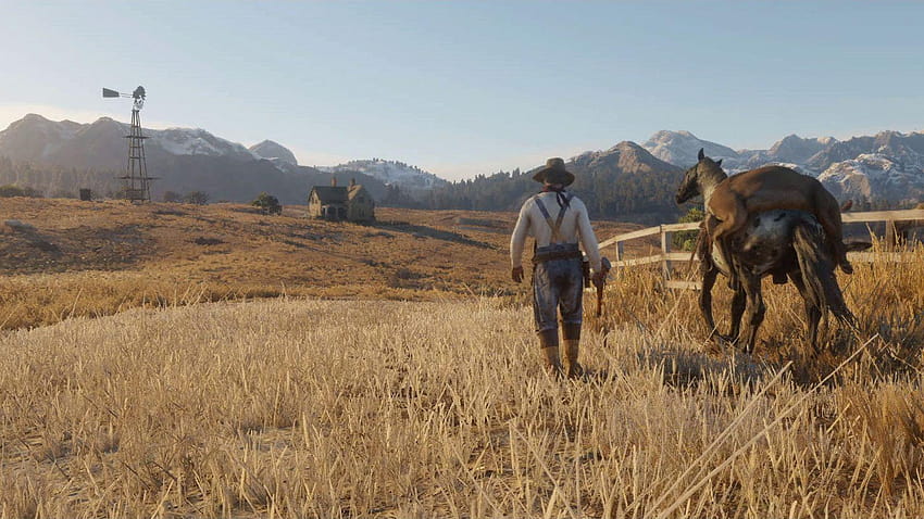 Red Dead Redemption 2 will have something exclusive for PS4 players HD wallpaper