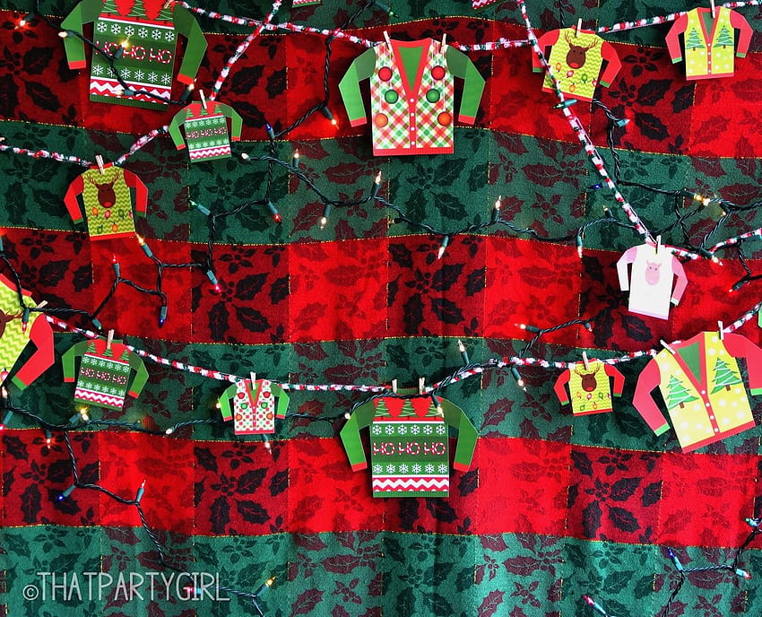 5 Latar Belakang Norak Terbaik di Hip, sweater natal yang jelek Wallpaper HD