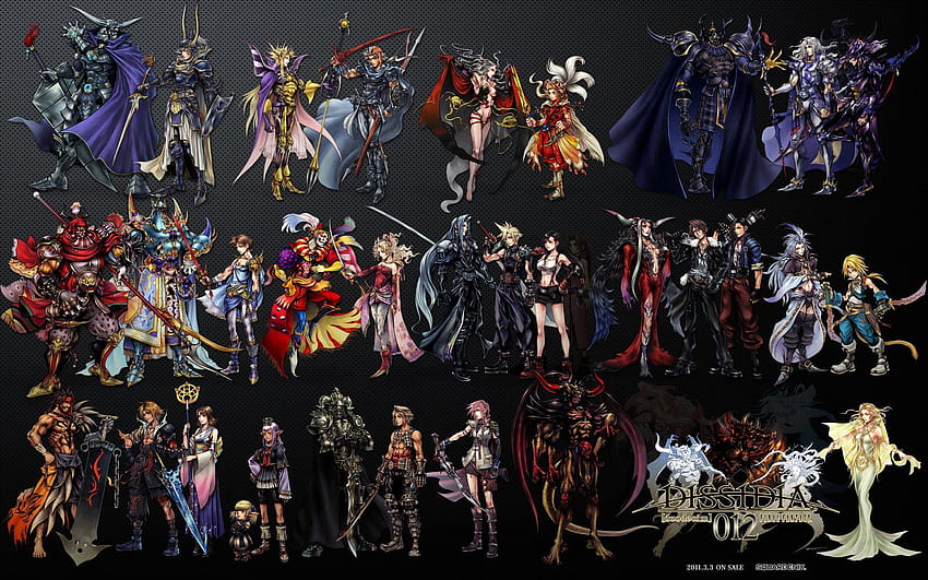 Dissidia 012: Final Fantasy 7, dissidia duodecim Wallpaper HD
