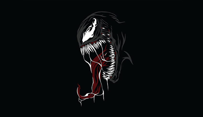 1336x768 Venom Minimal Laptop , Superheroes , and Backgrounds, venom ...