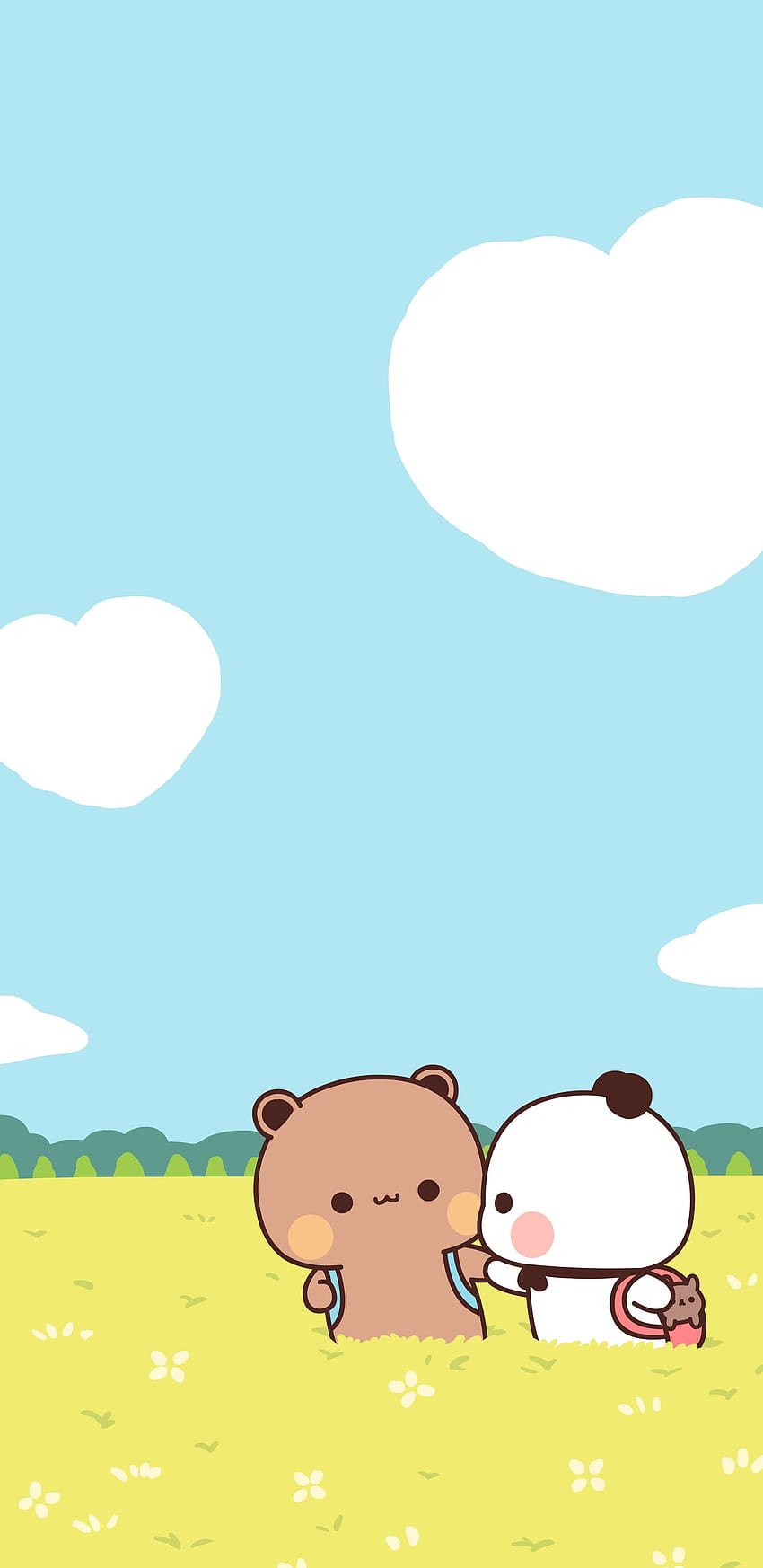 Little Bear Cartoon Backgrounds, cute little kawaii HD phone wallpaper |  Pxfuel