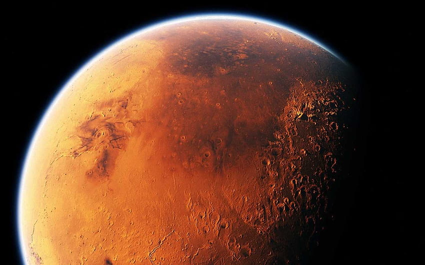The axis of rotation of Mars was tilted more than now, axial tilt HD wallpaper