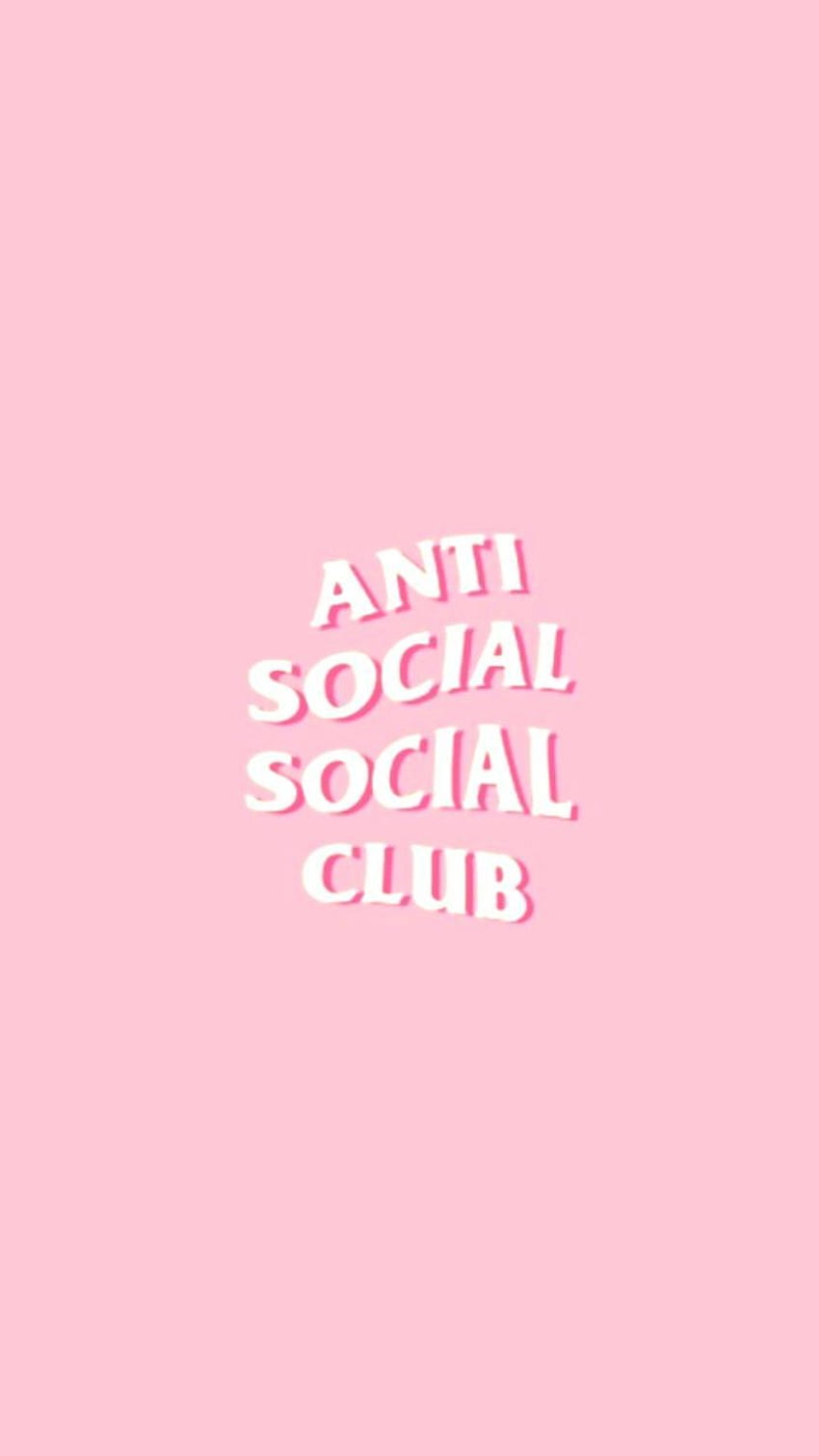 Orange Anti Social Social Club on Dog, anime anti social HD phone wallpaper