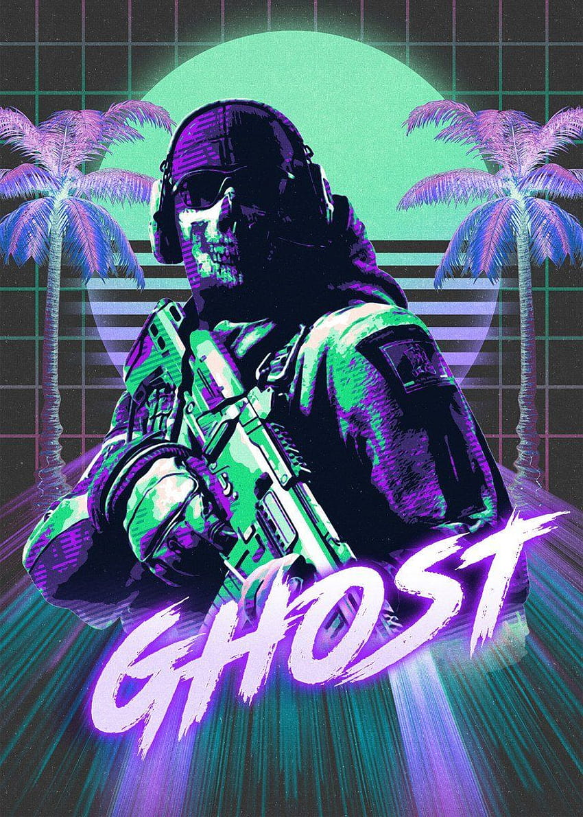Call of Duty Ghosts' Metal Poster Print, supremo richiamo del dovere Sfondo del telefono HD