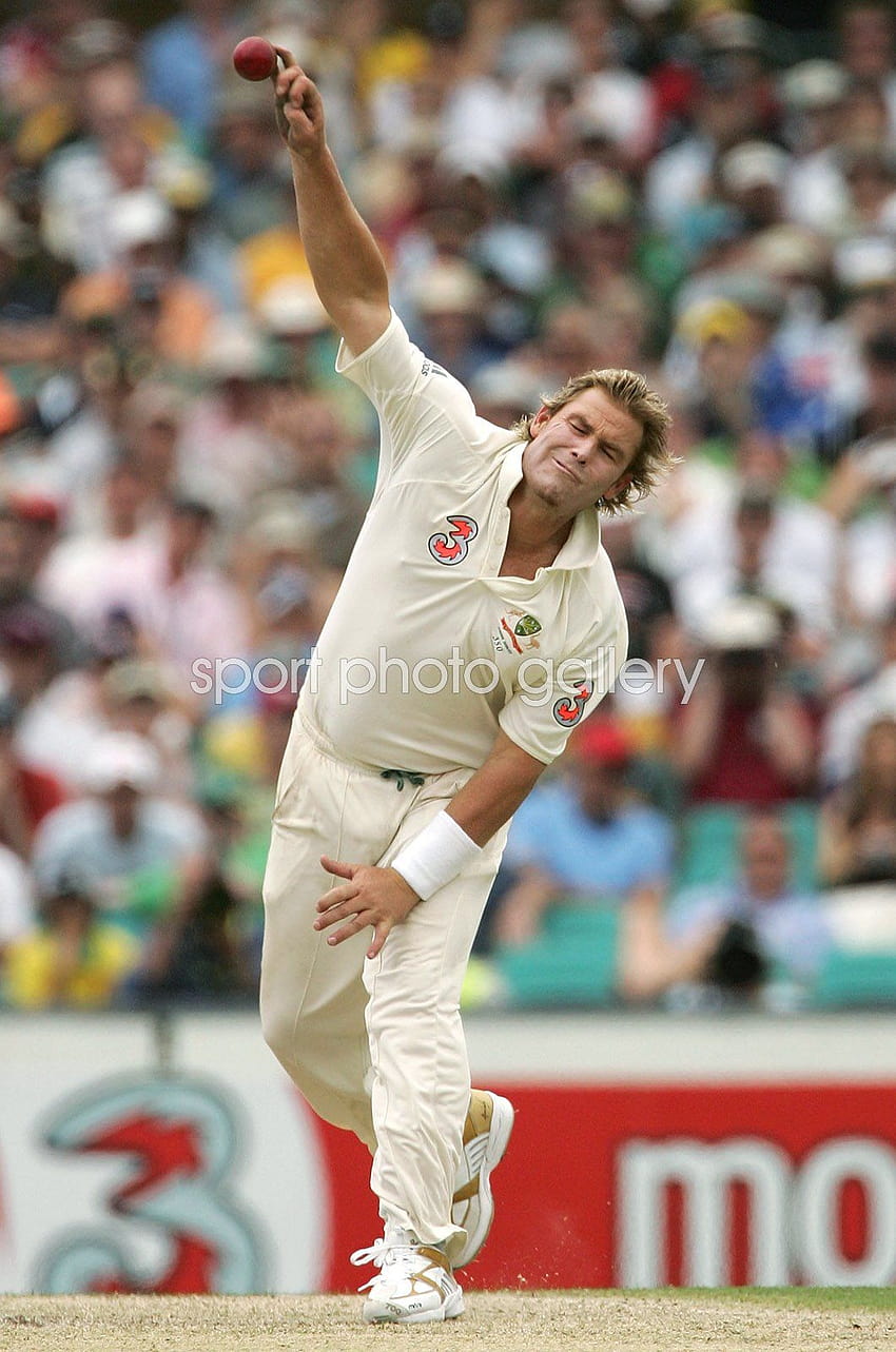 Shane Warne Australia bowls 5th Ashes Test Sydney 2007 HD phone wallpaper |  Pxfuel