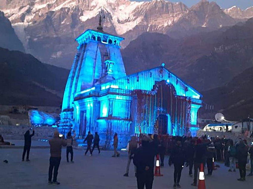 Kedarnath temple closes for winter, mahadev kedarnath HD wallpaper