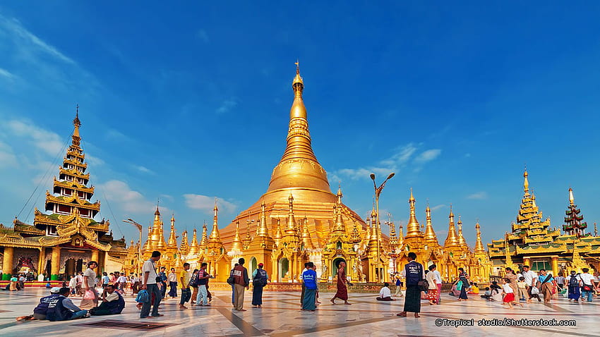 Tempat Indah Myanmar, yangon Wallpaper HD