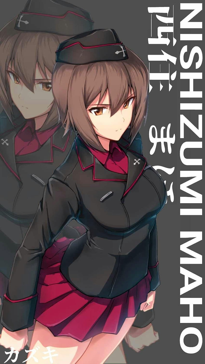 Nishizumi Maho, anime militer HD phone wallpaper