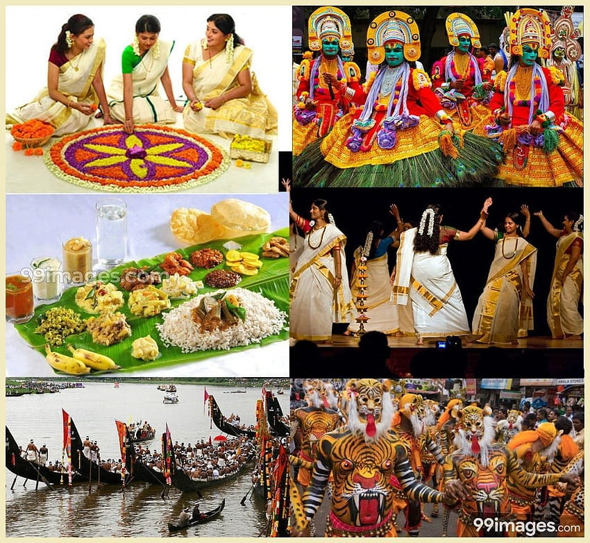 Onam /, festa del Kerala Sfondo HD