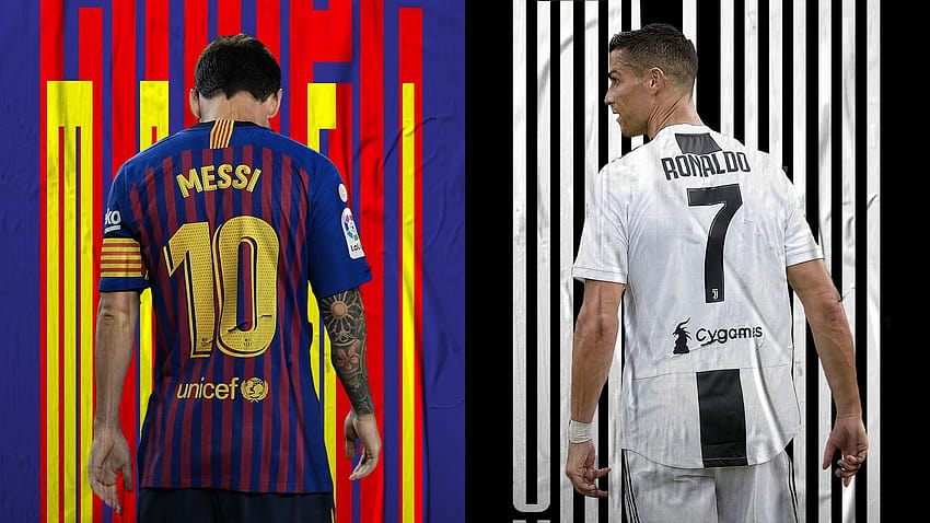 Cristiano Ronaldo vs Lionel Messi: ¿Quién es el GOAT en el fútbol? La cabeza de las estadísticas fondo de pantalla