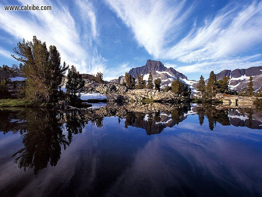 Nature: California Mount Ritter Banner Peak Thousand Island HD wallpaper