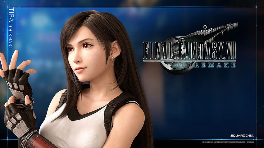 Final Fantasy VII Remake Official of Tifa Lockhart and 高画質の壁紙