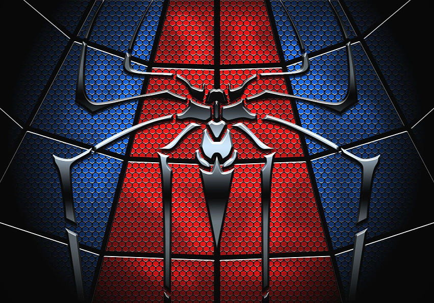 Logo Spidermana, symbol Spidermana, znaczenie, historia i ewolucja, tło spidermana Tapeta HD