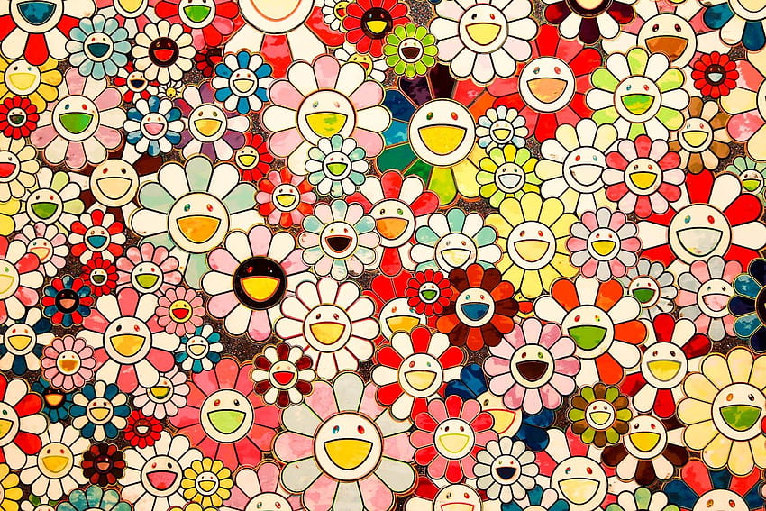 Takashi Murakami Pop Art, sztuka Murakamiego Tapeta HD