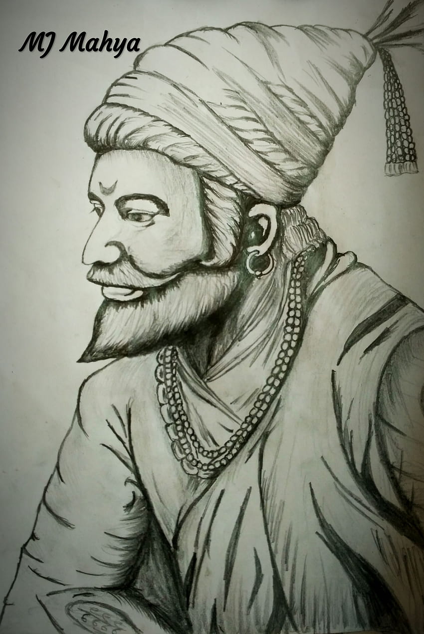 Discover 76+ drawing of shivaji maharaj - xkldase.edu.vn