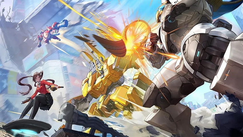 Super Mecha Champions is running a crossover event with popular, granbelm HD wallpaper